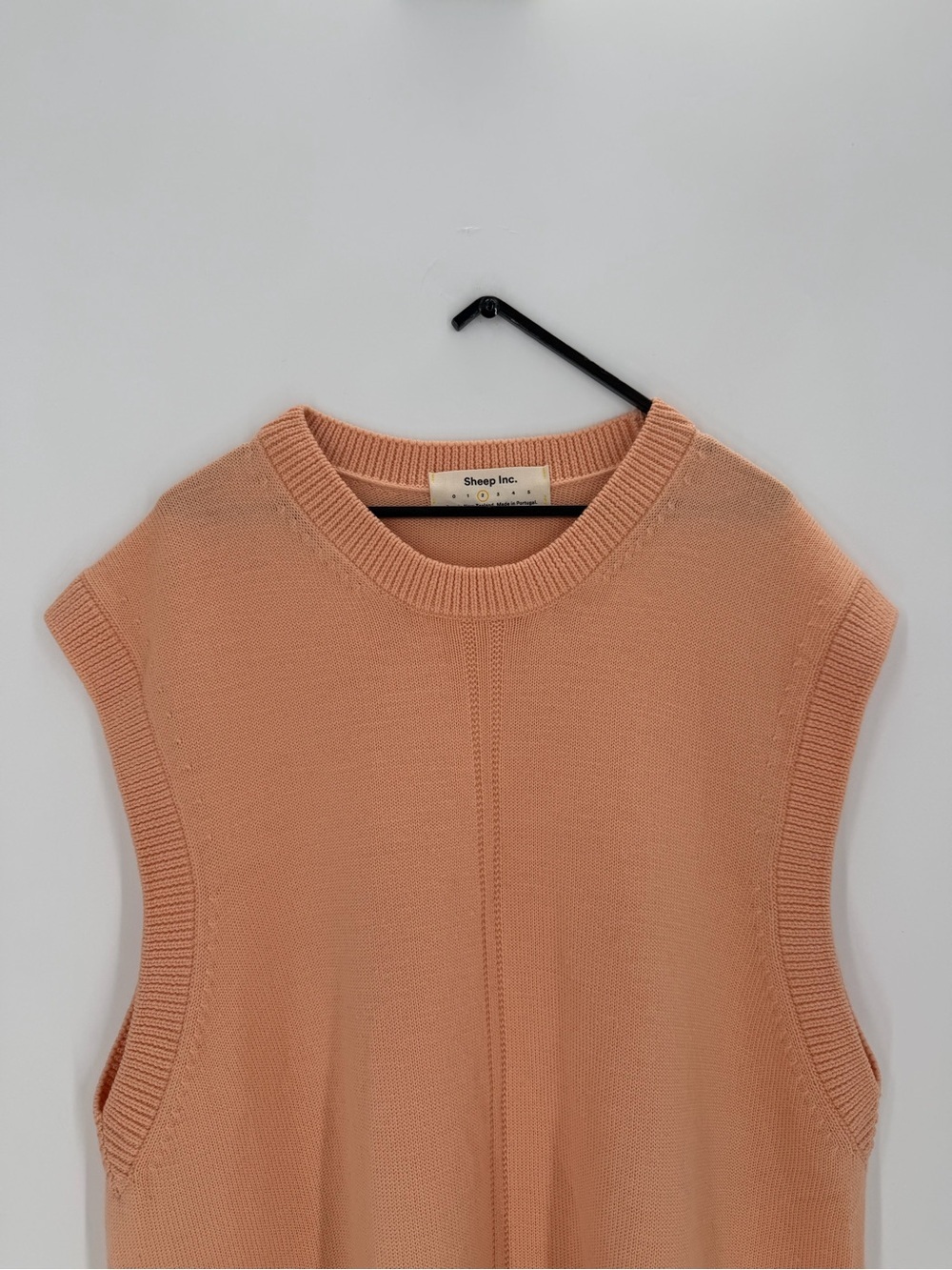 Sheep Inc. The Sleeveless Crewneck Ultra Fine Merino Wool Sweater Vest
